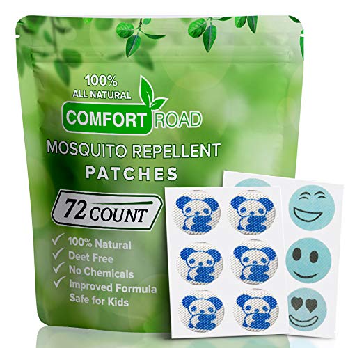 Mosquito Repellent Koala Patch - 72 Count - Keeps Insects and Bugs Far Away - Simply Apply to Clothes - Adult Kid and Pet-Friendly - Convenient For Travel Outdoor Concerts Camping and Barbeques