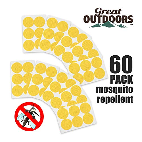 Mosquito Repellent Patches - Long Lasting Natural Essential Oil Bug Repeller Stickers - Deet-Free Insect Protection Patch - Non-toxic Insect Defender Product for Family - Safe for Kid Baby Adult