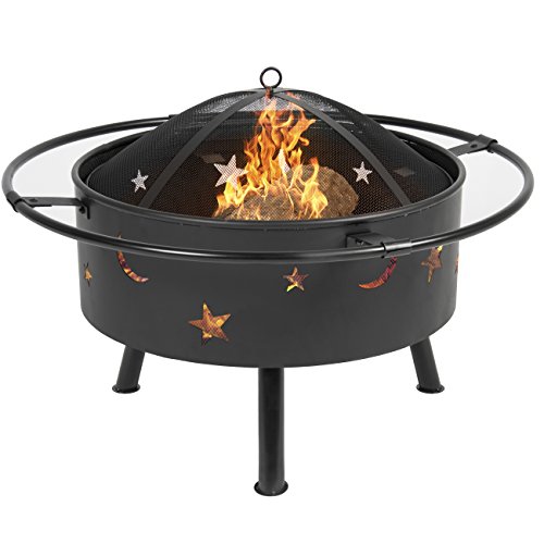 Best Choice Products 30 Fire Pit cooking Grill FireBowl Outdoor Patio Fireplace Garden Stove Firepit