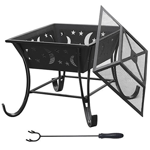 World Pride Metal Fire Pit Garden Patio Stove 275