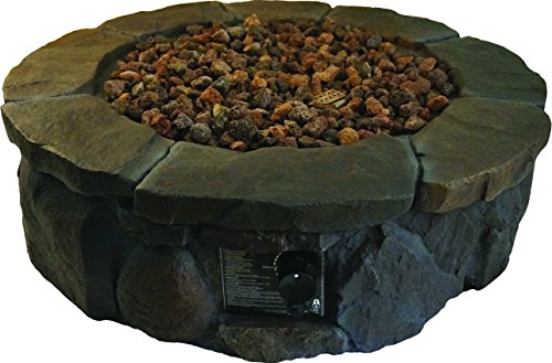Bond 50000 Btu Caswell Outdoor Envirostone Gas Fire Pit
