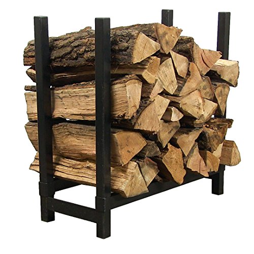Sunnydaze 2-Foot IndoorOutdoor Firewood Log Rack