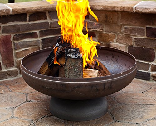Ohio Flame 30in. Diameter Fire Pit In Natural Steel Finish