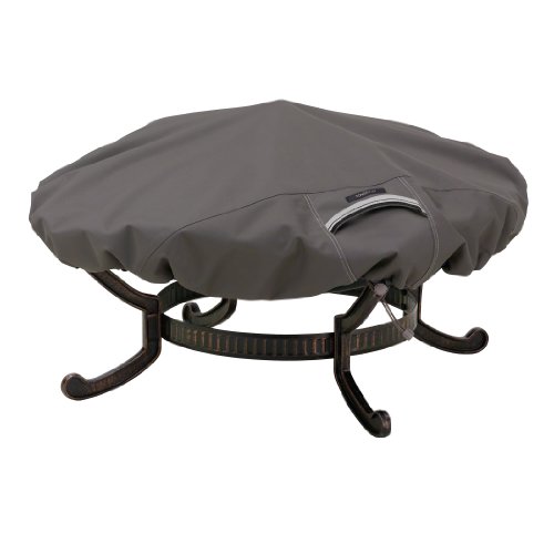 Classic Accessories 55-146-045101-ec Ravenna Round Fire Pit Cover Large Taupe