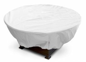 KoverRoos Weathermax 13067 Large Firepit Cover 45-Inch Diameter by 21-Inch Height White