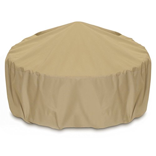 Smart Living Fire Pit Cover 80-Inch khaki