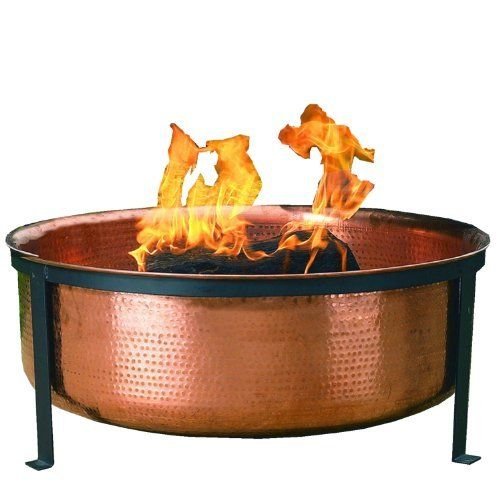 USA Warehouse CobraCo SH101 Outdoor Copper FIRE PIT 100 Hand Hammered Metal FIRE PIT -PT HF983-1754384233