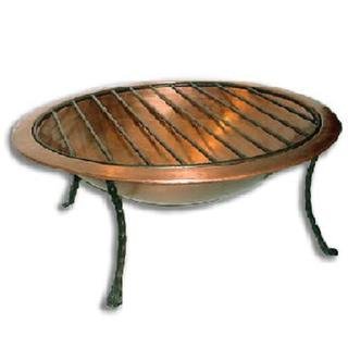 Deeco Rustic Patina Pure Copper Royale Fire Pit