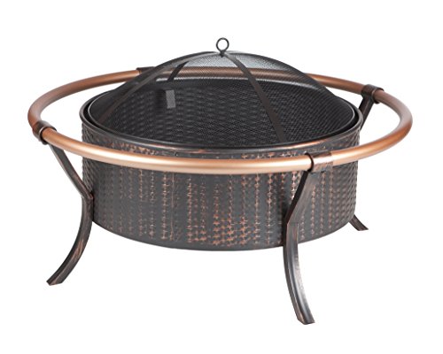 Fire Sense Copper Rail Fire Pit