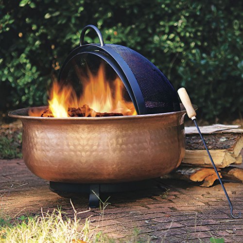 Jackson Perkins Solid Copper Fire Pit