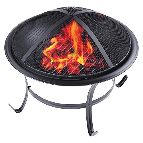 Eight24hours 22 Outdoor Garden Fire Pit Grill Folding Metal Stove Fireplace Heater Brazier - B5