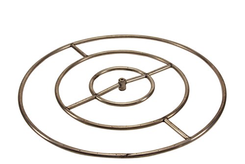 HPC Round Propane Gas Fire Pit Burner Ring 36-Inch High Capacity