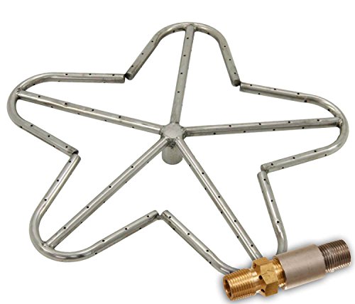 Hpc Penta Propane Gas Fire Pit Burner 18-inch