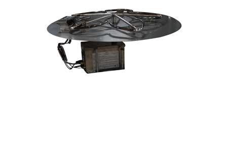 PENTA30HWILP 30in Flat Pan with Penta Burner Complete Electronic Ignition Firepit Insert for LP