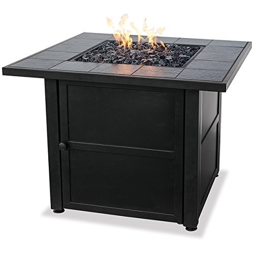 Uniflame Ceramic Tile LP Gas Fire Pit