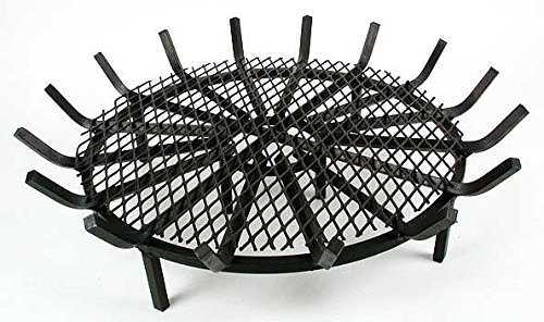 Heavy Duty Round Spider Grate with Mesh for Outdoor Fire Pit 40 Diameter 5Legs