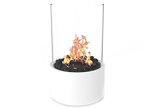 Moda Flame GF307950WH Ghost Tabletop Firepit Ethanol Fireplace - White