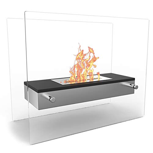 Regal Flame Elite Vista Tabletop Firepit Bio-ethanol Ventless Fireplace Black