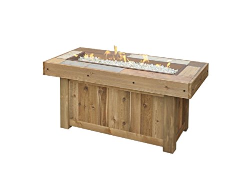 Outdoor Greatroom Company Vintage Fire Pit Table Rectangular