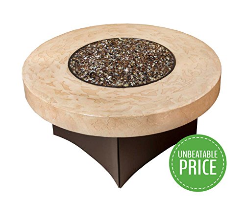 Gas Fire Pit Table Oriflamme Tuscan Stone The Award Winning Leader In Outdoor Gas Fire Pit Tables 42&quot Round