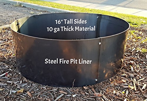 16&quot Deep X 45&quot Diameter Fire Pit Ring Liner Insert