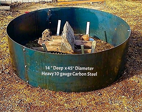 Fire Pit Liner-campfire Ring- 45" Diameter X 14" Deep