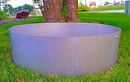 Stainless Steel Fire Pit Liner - Campfire Ring-36" X 12"