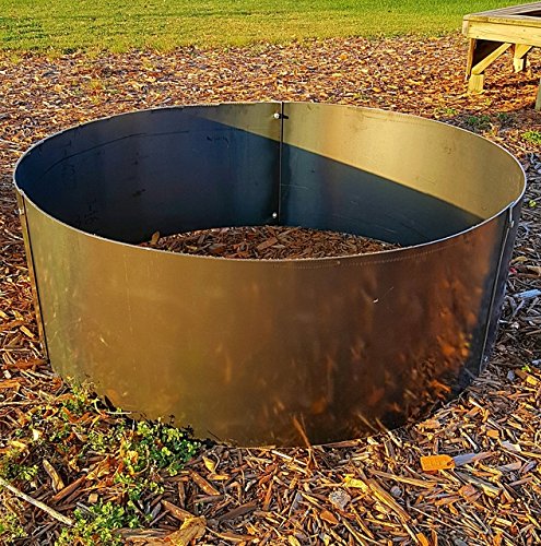 Steel Metal Fire Pit Ring Liner Insert 30" X 14"