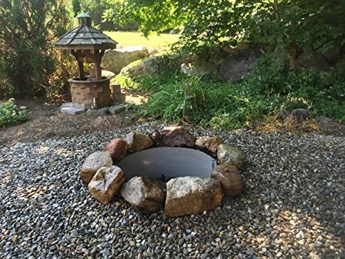 Steel Metal Fire Pit Ring Liner Insert 36" X 14"