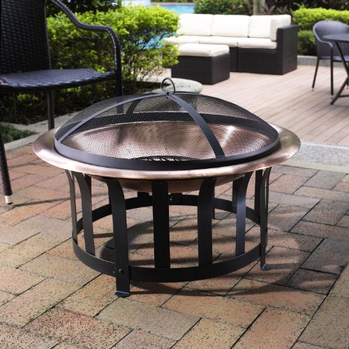 Crosley Ridgeway Copper Bowl Firepit Copper