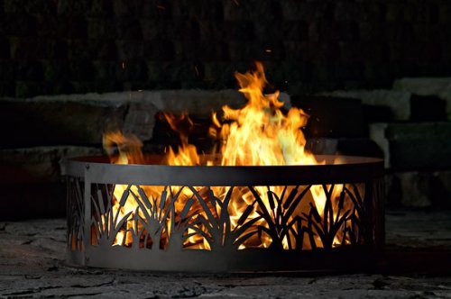 P&D Metals Cattail Fire Ring - 48