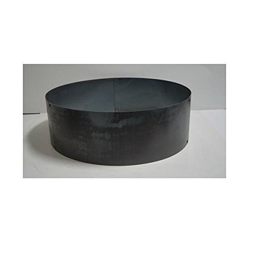 PD Metals Steel Campfire Fire Ring Solid Design - Large 48 d x 12 h Plus Free eGuide