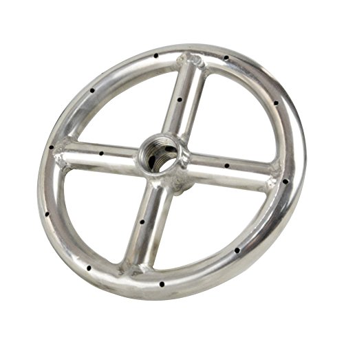 Stanbroil 6 Round Fire Pit Burner Ring 304 Series SS BTU 88000 Max