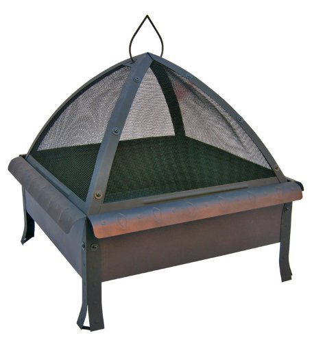 Landmann 25413 Tudor Firepit With Cover Bronze