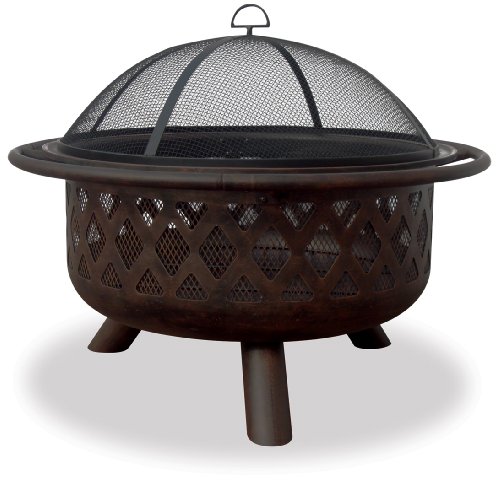 Endless Summer Wad792sp Bronze Crossweave Firebowl Fire Pit