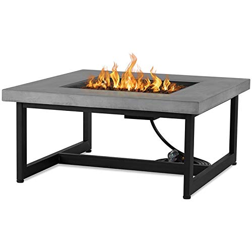 Real Flame C820LP-CMT Brenner PropaneNatural Gas Fire Table Cement