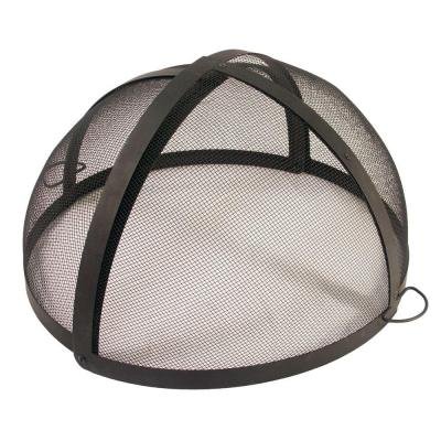 32 in Fire Pit Folding Spark Screen