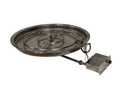 FPPK31 31in Bowl Pan Manual SparkFlame Sensing Firepit Insert