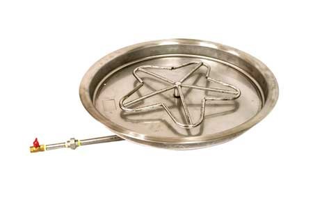 PENTA19MLFPK 19in Bowl Pan with Penta Burner Match Lit Firepit Insert