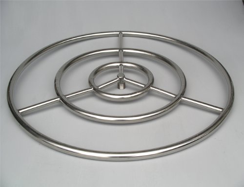 Fire Pit Ring High Capacity 30 Diameter Stainless Steel Burner Ring