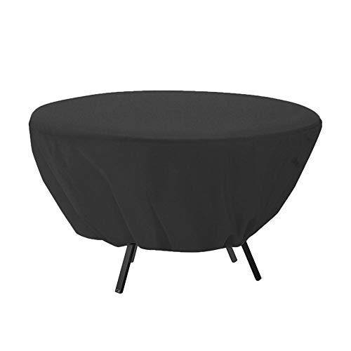 Sanmubo Outdoor Fire Pit Cover Round Fire Bowl Cover Gas Fire Pit Cover Lightweight Eco-Friendly Furniture Cover with Adjustable Drawstring Premium Outdoor Cover Durable and 100 Waterproof