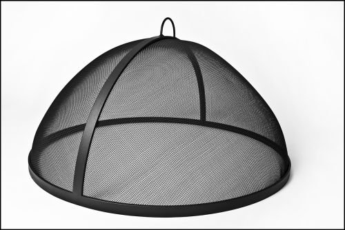 25 304 Stainless Steel Lift Off Dome Fire Pit Safety Screen
