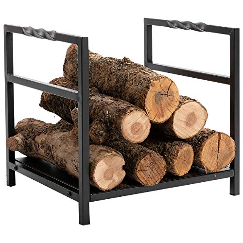 DOEWORKS Fireplace Log Rack Heavy Duty Fire Wood Carrier Firewood Holder for IndoorOutdoor Fire Place