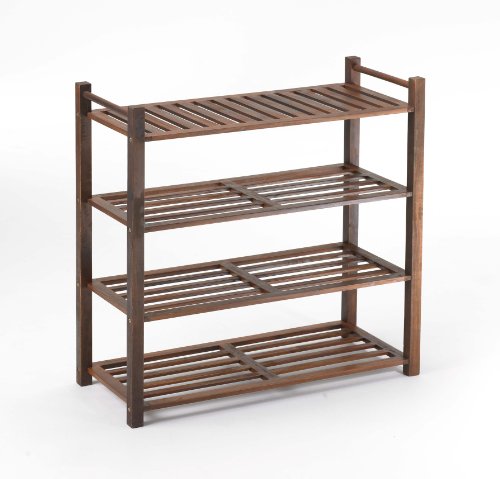 Merry Products SLF0010110000 4-Tier Outdoor Shoe Rack