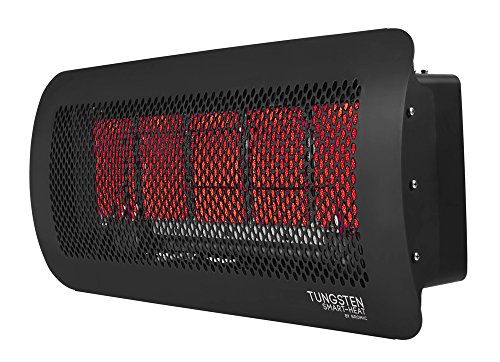 Bromic Heating Tungsten 500 Smart-Heat Gas 5 Burner Radiant Infrared Patio Heater Natural Gas 43000 BTU