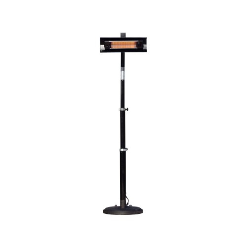 Fire Sense Telescoping Infrared IndoorOutdoor Patio Heater Black