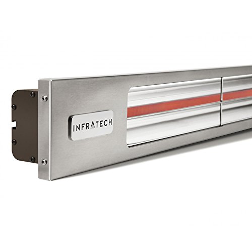 Infratech Slimline Series 29 12-inch 1600w Single Element Electric Infrared Patio Heater - 120v - Bronze - Sl1612b