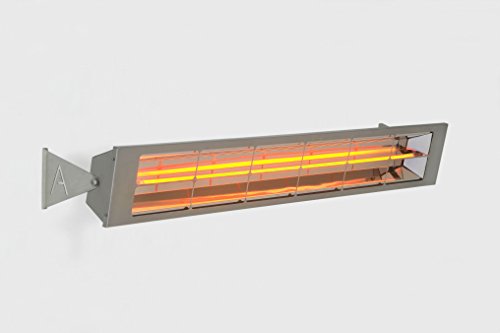 Alfresco Heaters Stainless Steel 16kW Single Element Electric Patio Heater 70cm  275 w Gold Element