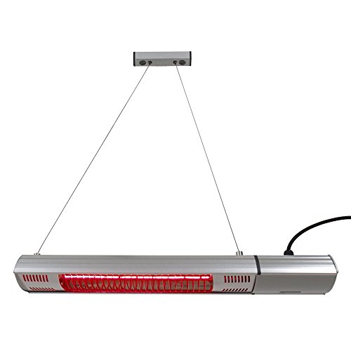 Ener-G HEA-21545 Outdoor Ceiling or Wall Mounted Electric Patio HeaterInfrared Heater 1500W