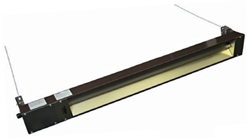 Quartz Tube Electric Patio Heater Volts 277V Finish Stainless Steel